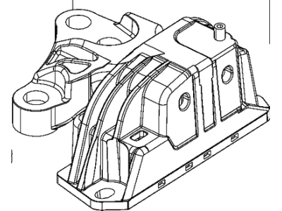 Jeep 68253033AB ISOLATOR Transmission Mount