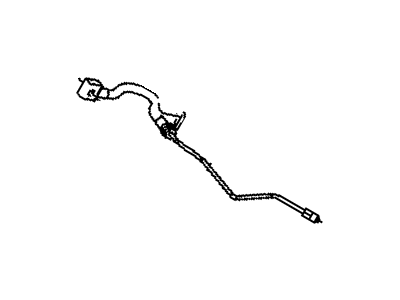 Mopar 4779997AB Tube And Hose Assembly Brake Left Rear 4779997AB Mopar Tube And Hose Assembly Brake Left Rear Illustration 1 of 1