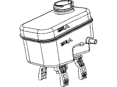 Jeep 68003618AB RESERVOIR Brake Master Cylinder