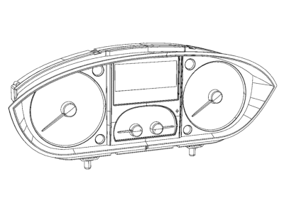 Ram 68472800AB CLUSTER Instrument Panel