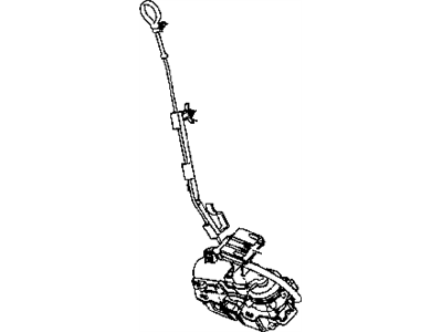 Mopar 5102339AB Latch Lift Gate 5102339AB Mopar Latch Lift Gate Illustration 1 of 1