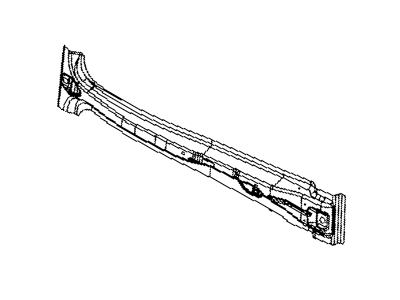Mopar 55113046AB Reinforcement Center Pillar Inner