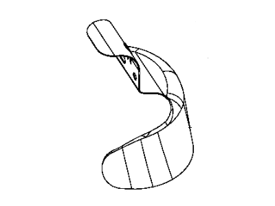 Mopar 5147152AB Heat Shield Engine Mount Mopar 5147152AB Heat Shield Engine Mount