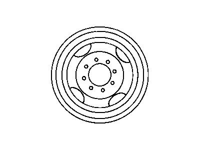 52057939AC Mopar Wheel Steel Illustration 1 of 1