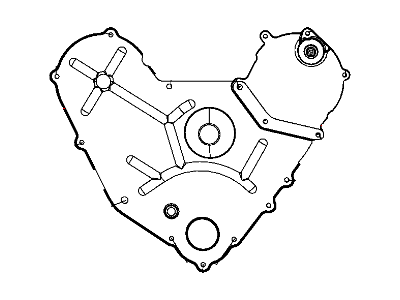 4892136AB Mopar Cover Timing Case Illustration 1 of 1