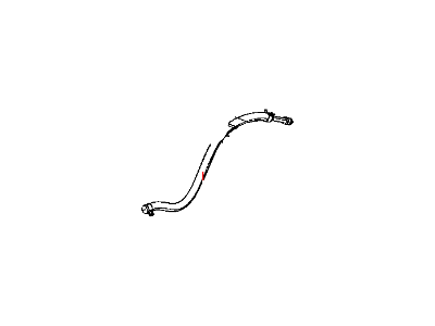 68031854AC Mopar Hose Power Steering Return Illustration 1 of 1