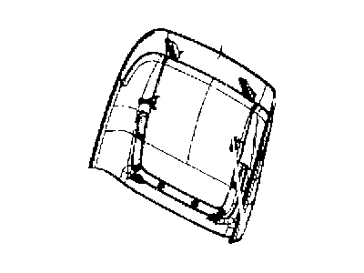 Dodge 1UW23HLLAA PANEL Front Seat Back