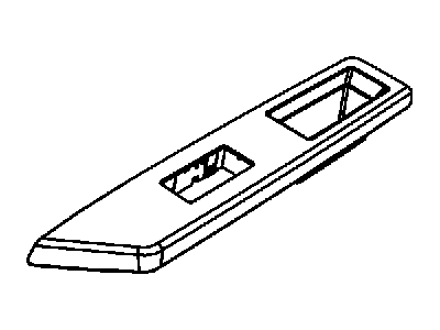 Dodge 1JX18XDBAA BEZEL Switch With Integrated Door Pull Handle