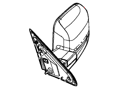 Mopar 68142667AS Mirror Outside Rearview