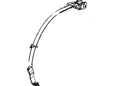 Dodge 1BY501DVAE SEAT BELT Rear Center Shoulder