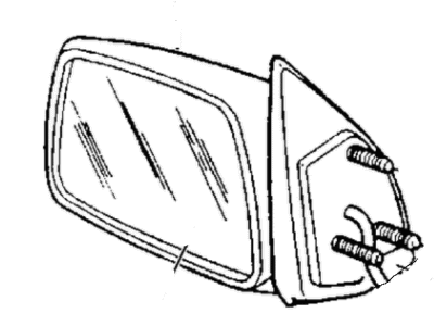 Jeep 4723788 Mirror Glass