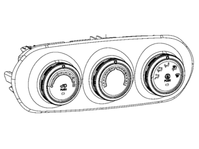 Jeep 6RJ15LXHAA CONTROL A/C And Heater