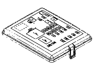 Dodge 68100739AA COVER Power Distribution Center