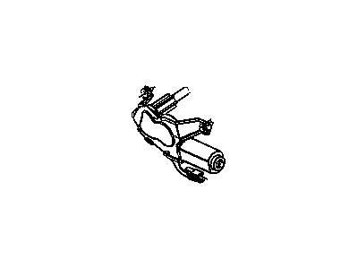 Mopar 4894283AA Motor Liftgate Wiper