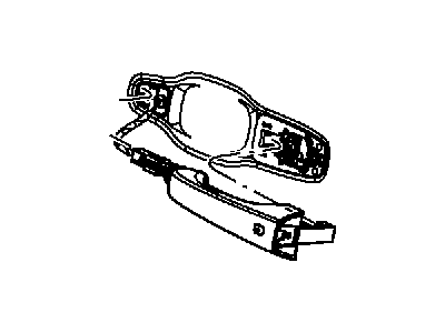 Chrysler 4589855AF HANDLE Exterior Door