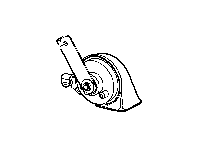 Mopar 4685968AD Horn And Bracket High Note