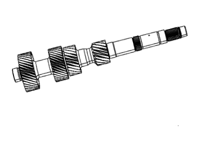 Mopar 68206970AA Countershaft 68206970AA Mopar Countershaft Illustration 1 of 1