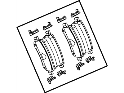 Mopar 68029888AA Brake Pads Spring