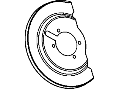 Dodge 5171125AB HUB AND BEARING Wheel