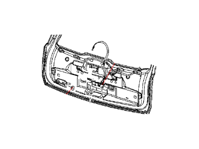 Mopar 4589176AA Latch Lift Gate Mopar 4589176AA Latch Lift Gate
