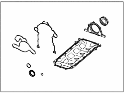 Jeep 68223391AA GASKET KIT Engine Lower