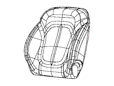Chrysler 5SJ82DX9AC COVER Front Seat Back
