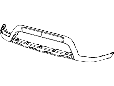 Dodge 68088688AA FASCIA Front Lower