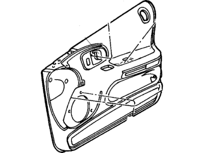 1998 Dodge Intrepid Door Handle - 5102854AA