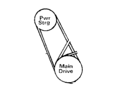 Chrysler TC Maserati Drive Belt - B0013411