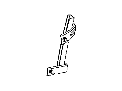Dodge 5065779AC CHANNEL Rear Door Glass