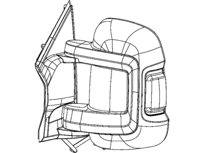 Ram 5VE97JXWAG MIRROR Outside Rearview Includes Mirror Glass