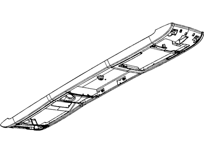 Dodge 1KM51DW1AA CONSOLE Overhead