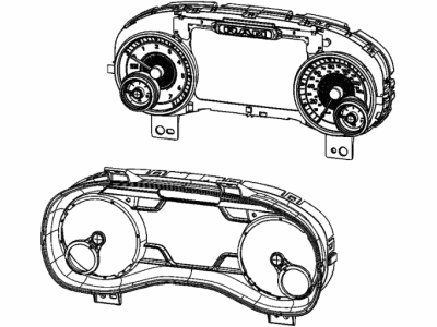 Mopar 68505629AB Cluster Instrument Panel