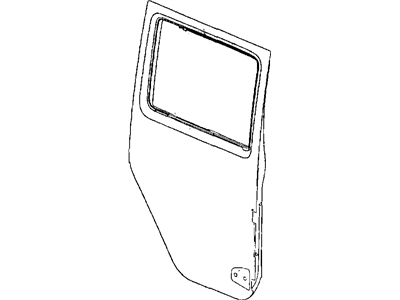 Jeep 68002361AC DOOR Rear