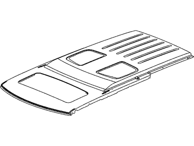Mopar 55396509AF Panel Roof With Sunroof Opening