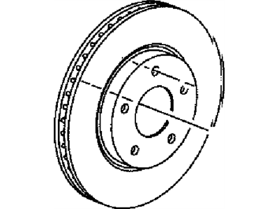 Jeep 2AMV5514AA ROTOR Brake Front