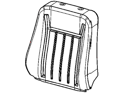 Dodge 1UR96DW1AA COVER Front Seat Back