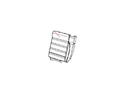 Mopar 1VT65JJ6AA Cover Rear Seat Back Left 1VT65JJ6AA Mopar Cover Rear Seat Back Left Illustration 1 of 1