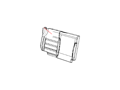 Mopar 1VT66JA6AA Cover Rear Seat Back Right 1VT66JA6AA Mopar Cover Rear Seat Back Right Illustration 1 of 1