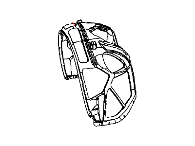 Dodge 68083029AF SHIELD Wheelhouse