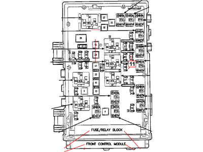 Mopar 5102969AA Power Distribution Center