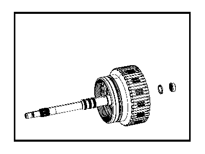 Mopar 5099225AA Shaft Input 5099225AA Mopar Shaft Input Illustration 1 of 1