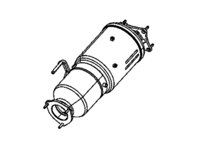 Ram 68226023AA FILTER ASSY DIESEL PARTICULATE