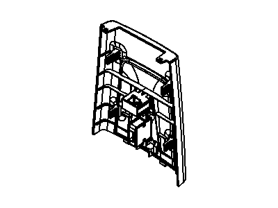 Mopar 1CK07XDVAB Cap Floor Console End