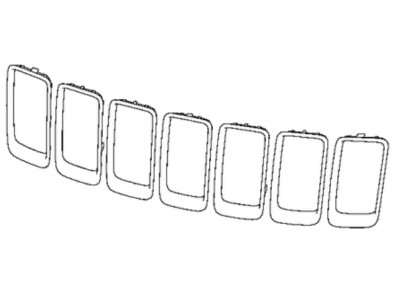 Jeep 5XL24NTZAA TRIM RING KIT Radiator Grille