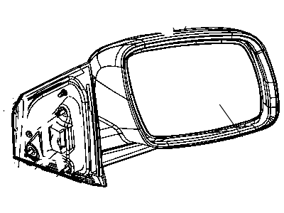 Mopar 1CE281BSAC Mirror Outside Rearview Mopar 1CE281BSAC Mirror Outside Rearview