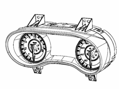 Chrysler 68412317AA CLUSTER Instrument Panel
