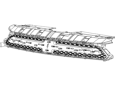 Dodge 68081408AB GRILLE Radiator