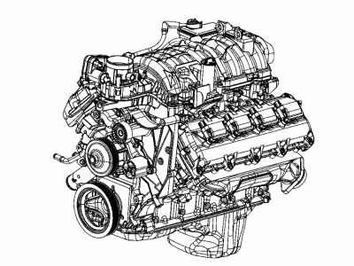 Ram R8154341AA Long Block