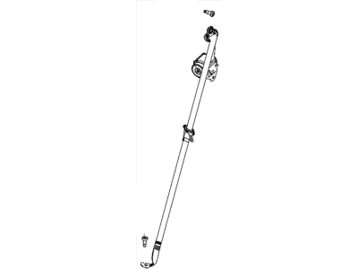 Chrysler 5LA441D2AG SEAT BELT Rear Right